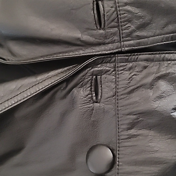 Leather Long Coat - Picture 8 of 8